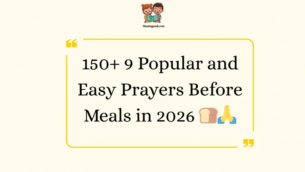 9 Popular and Easy Prayers Before Meals