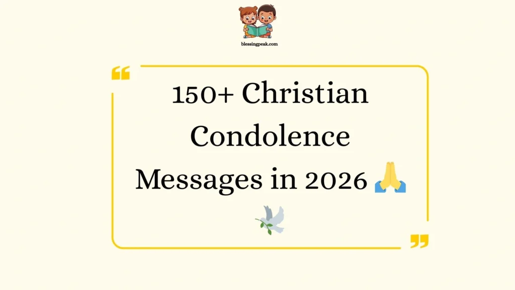 Christian Condolence Messages