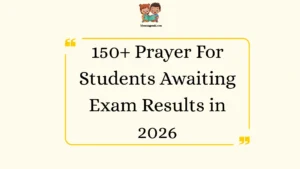 Prayer For Students Awaiting Exam Results