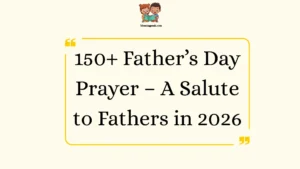 Father’s Day Prayer – A Salute to Fathers