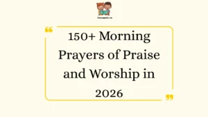 Morning Prayers of Praise and Worship
