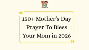 Mother’s Day Prayer To Bless Your Mom