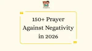 Prayer Against Negativity