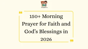 Morning Prayer for Faith and God’s Blessings