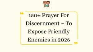 Prayer For Discernment – To Expose Friendly Enemies