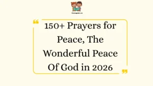 Prayers for Peace, The Wonderful Peace Of God